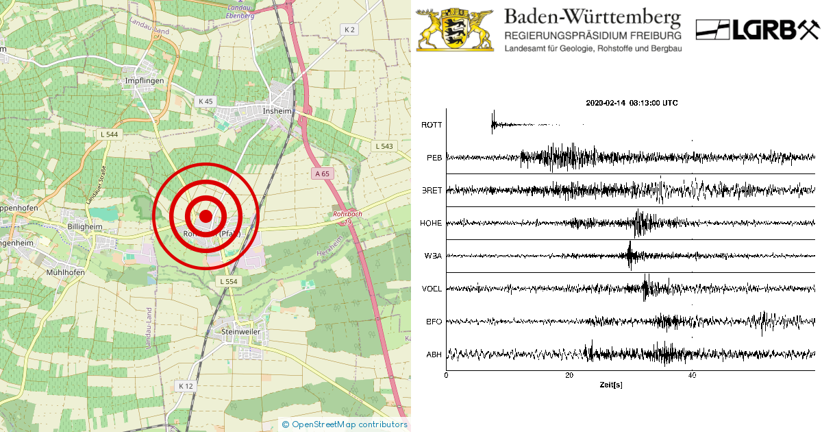 Erdbeben Bei Insheim Lkrs S Dliche Weinstra E Rp Am