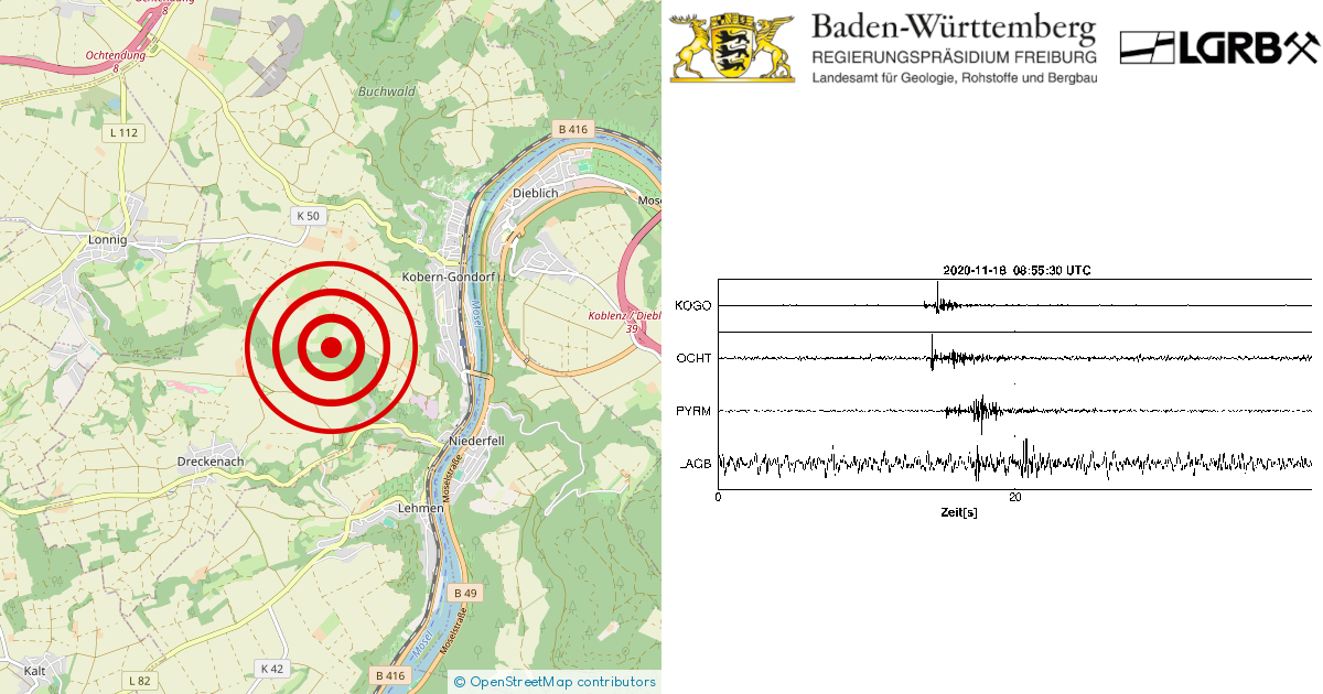 Erdbeben Bei Kobern Gondorf Lkrs Mayen Koblenz Rp Am