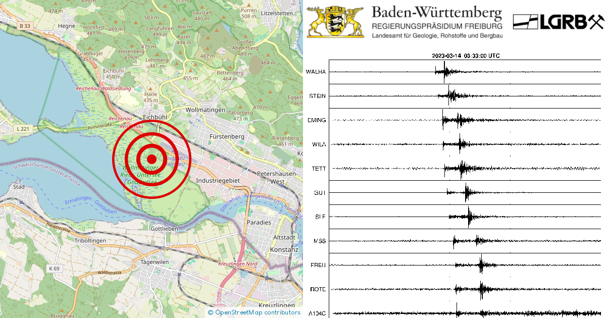 Erdbeben Bei Konstanz Lkrs Konstanz Bw Am